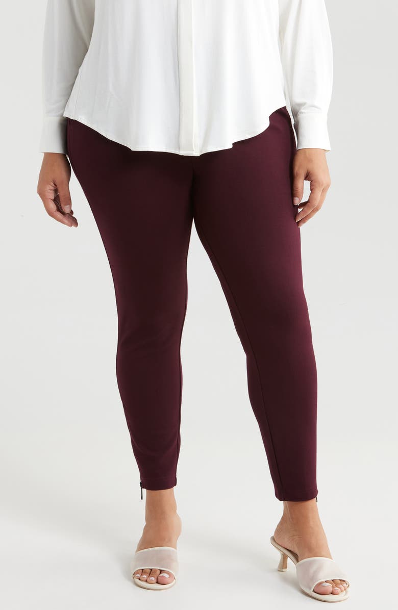 Universal Standard Moro Pull-On Pants, Main, color, Black Cherry
