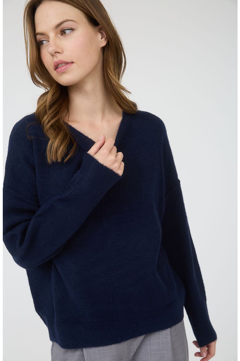 Crewneck Sweater, Alternate, color, NAVY