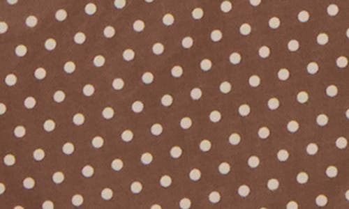 Laundry By Shelli Segal Angela Reversible Long Sleeve Wrap Front Dress In Brown