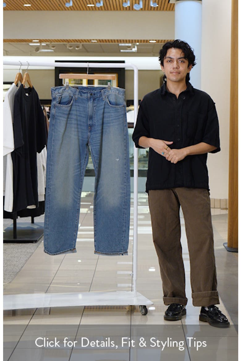 505™ Relaxed Straight Leg Selvedge Jeans video