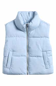 Tractr Kids' Crop Puffer Vest