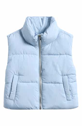 Tractr Kids' Crop Puffer Vest