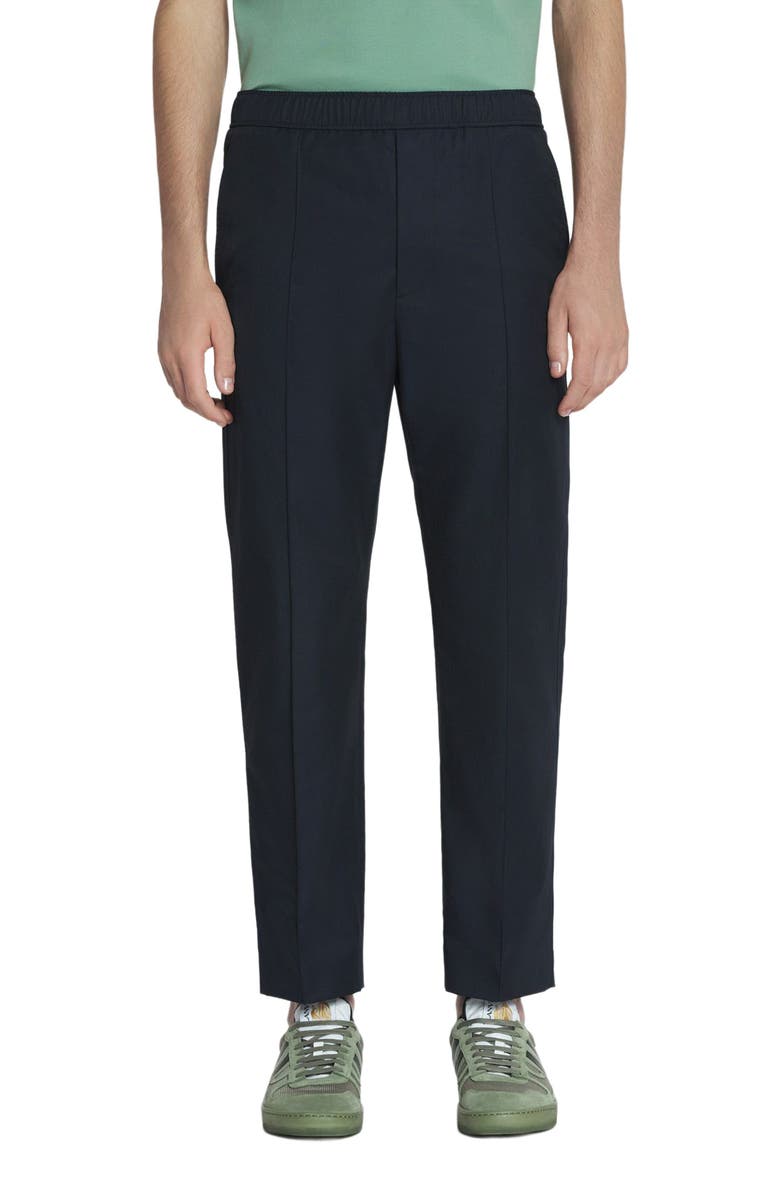 Lanvin ELASTIC WAISTBAND PANTS IN TECHNICAL COTTON, Alternate, color, 