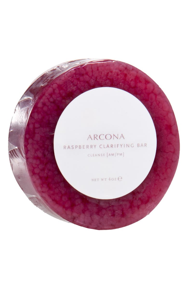 ARCONA Raspberry Clarifying Bar Cleanser Refill, Main, color, 