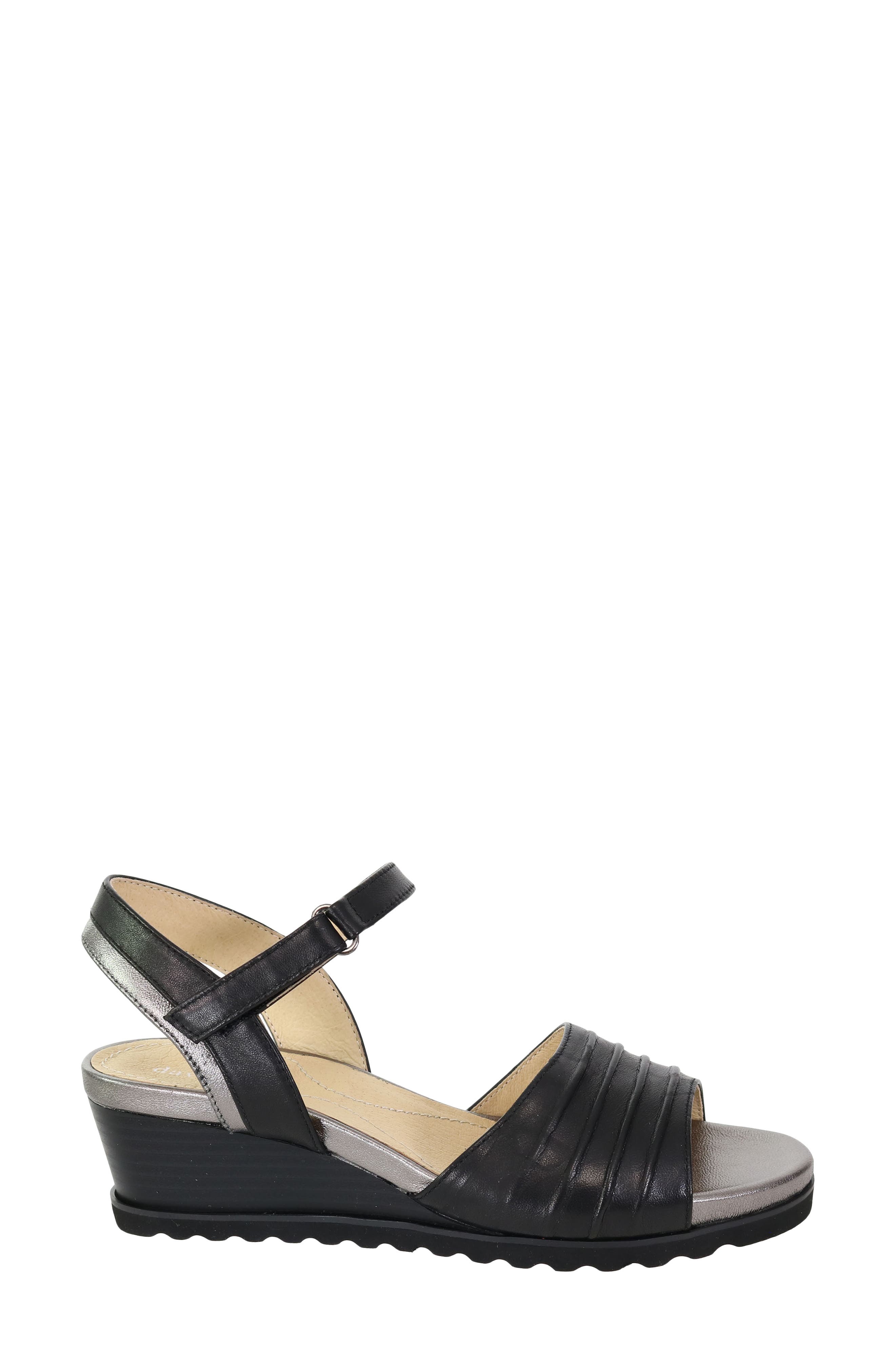 David Tate Kena Ankle Strap Wedge Sandal, Alternate, color, 