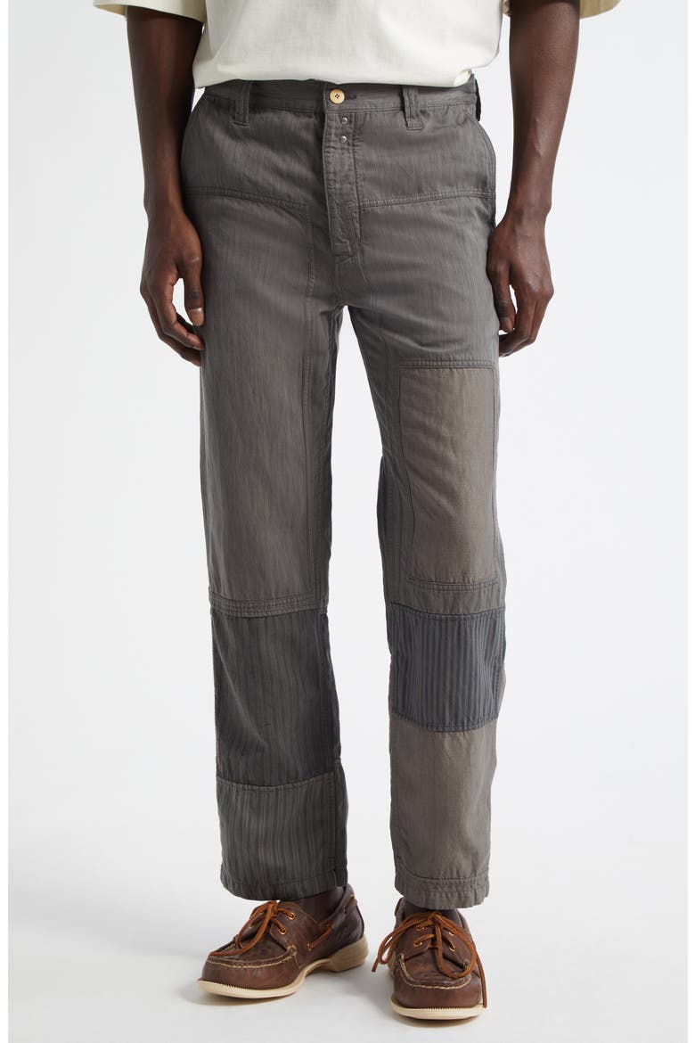 Bricolage Wool & Linen Pants, Main, color, GREY
