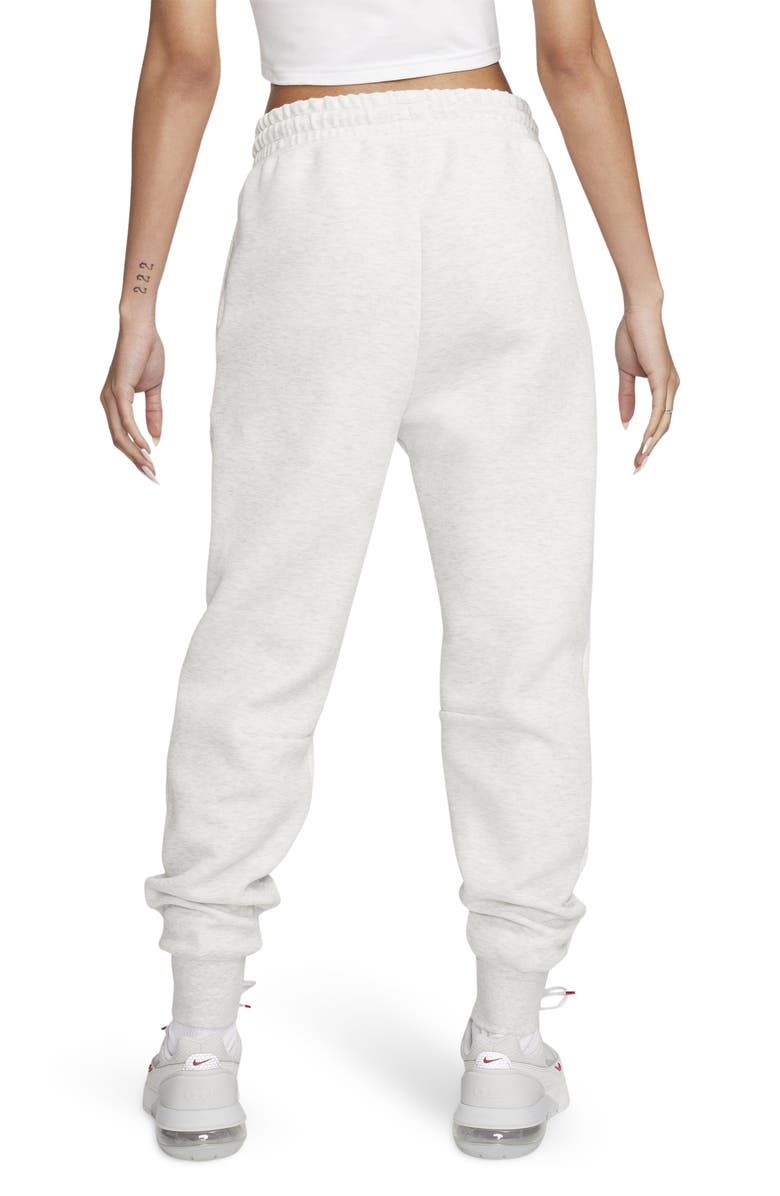Nike Sportswear Tech Fleece Mid-Rise Joggers, Alternate, color, Light Grey/ Heather/ Black