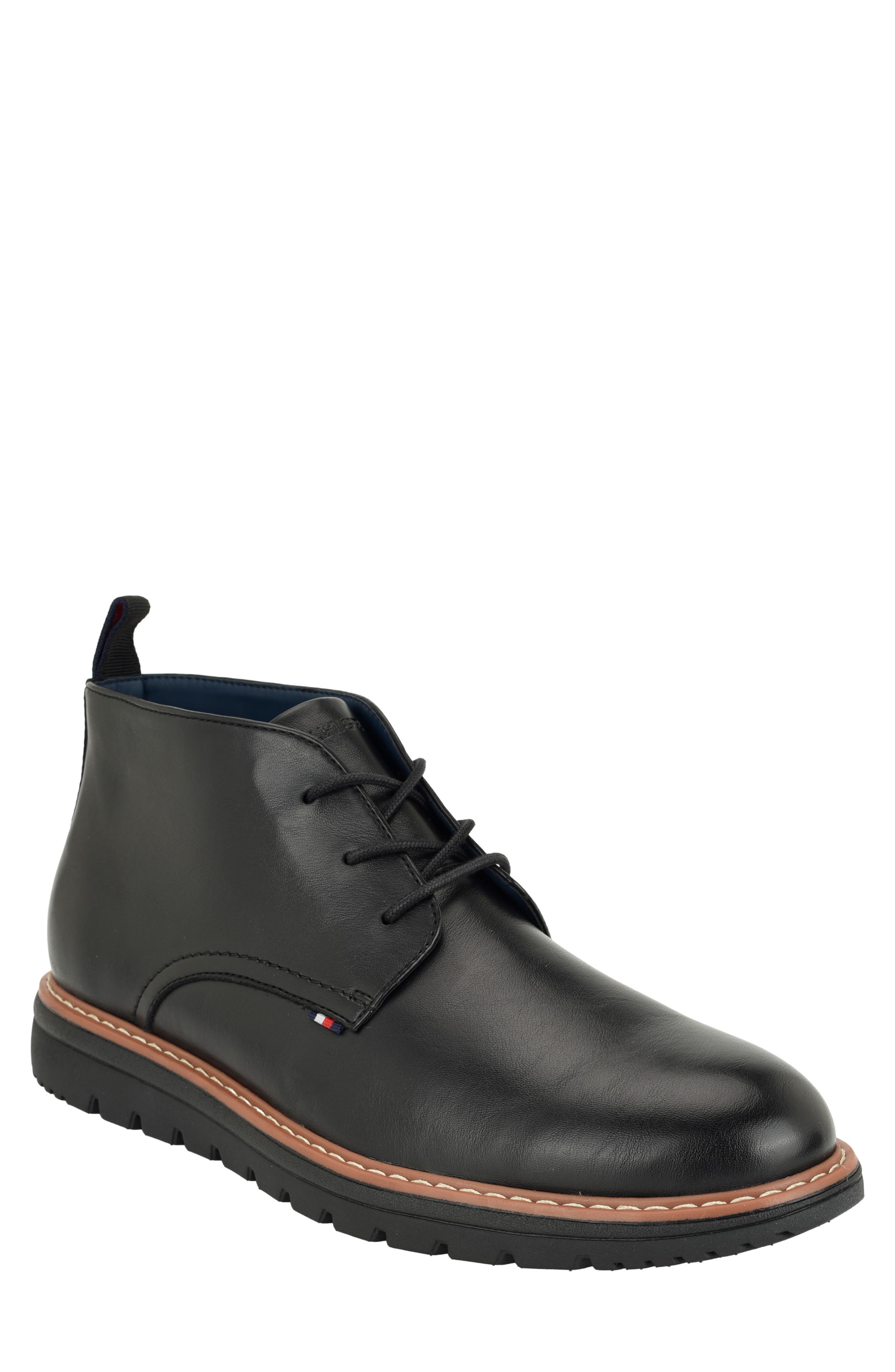 Voxer Faux Leather Chukka Boot