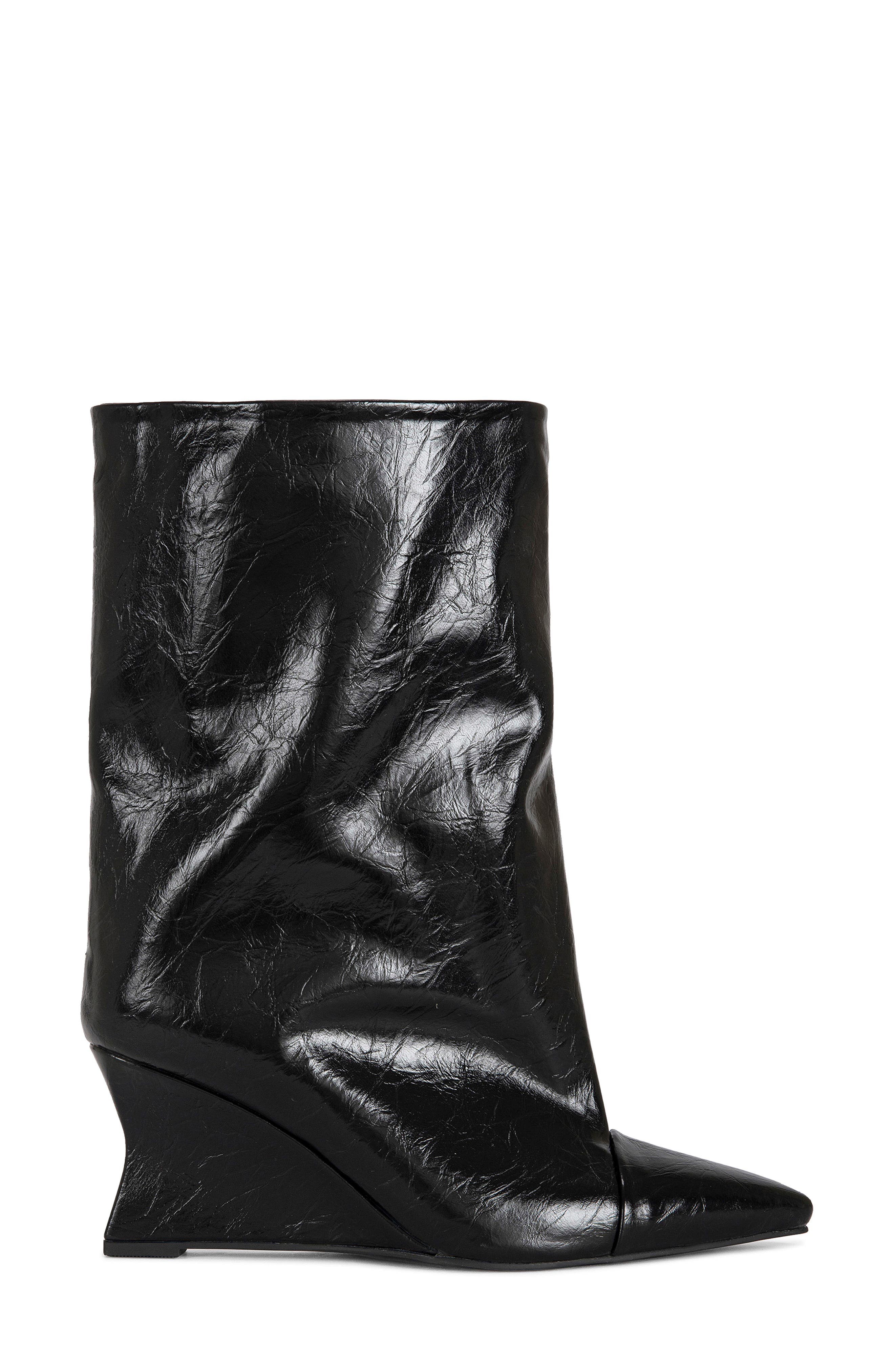 AZALEA WANG Vinci Wedge Bootie, Alternate, color, 