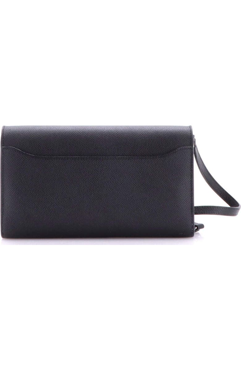 Pre-Owned Hermes Constance To Go Wallet Epsom, Alternate, color, Noir
