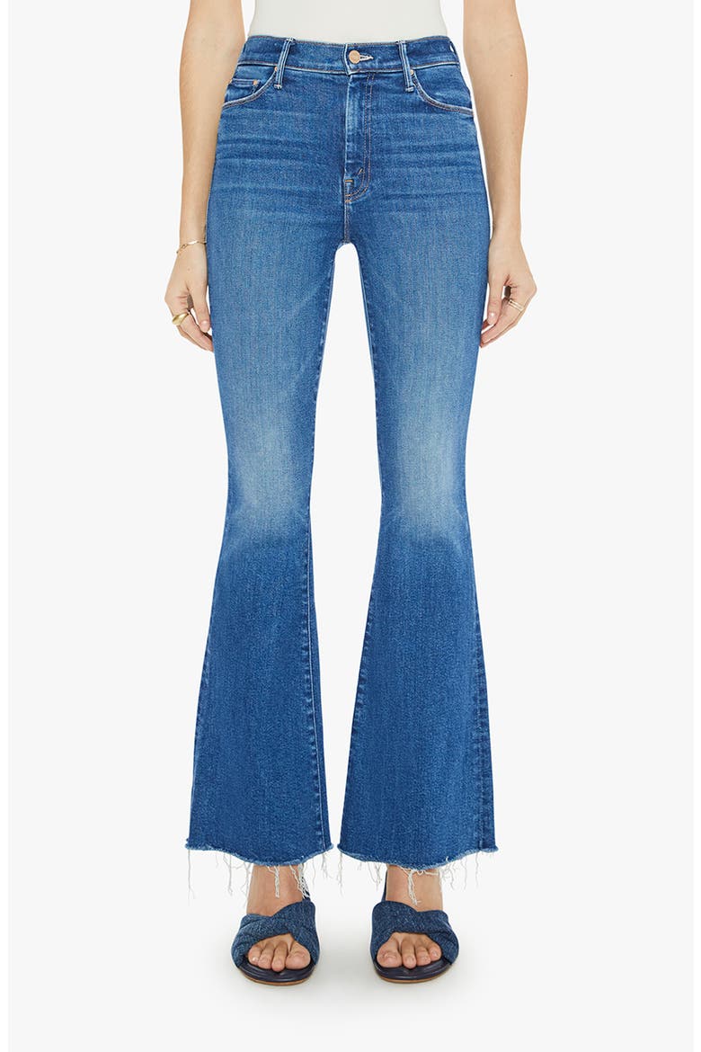 Fray Hem Bootcut Jeans, Main, color, GRASPING AT STRAWS