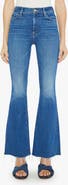 MOTHER Fray Hem Bootcut Jeans