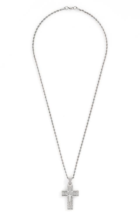 Men's Cross Pendant Necklace