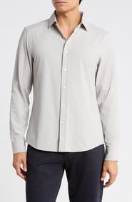 Rhone State of Mind Slim Fit Stretch Button-Up Shirt