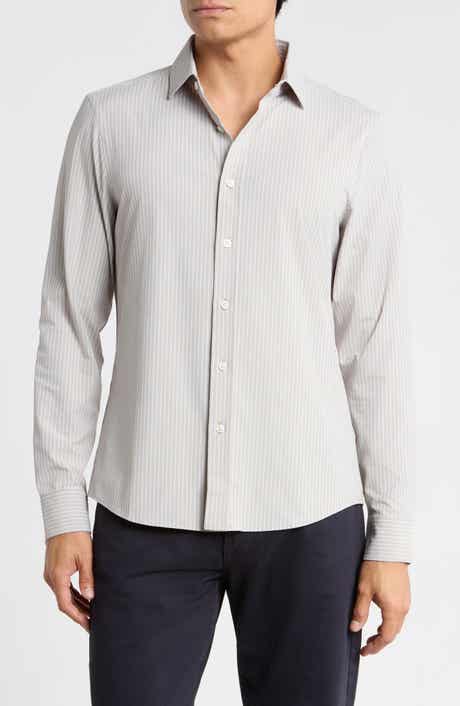 State of Mind Slim Fit Stretch Button-Up Shirt