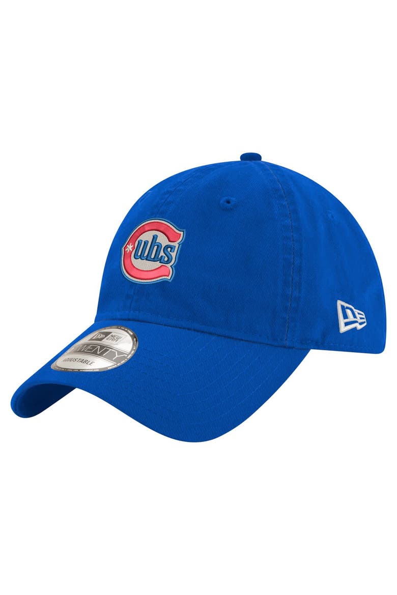 Men's New Era  Royal Chicago Cubs Blues 9TWENTY Adjustable Hat, Alternate, color, Royal