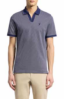 Psycho Bunny Mackay Jacquard Johnny Collar Polo