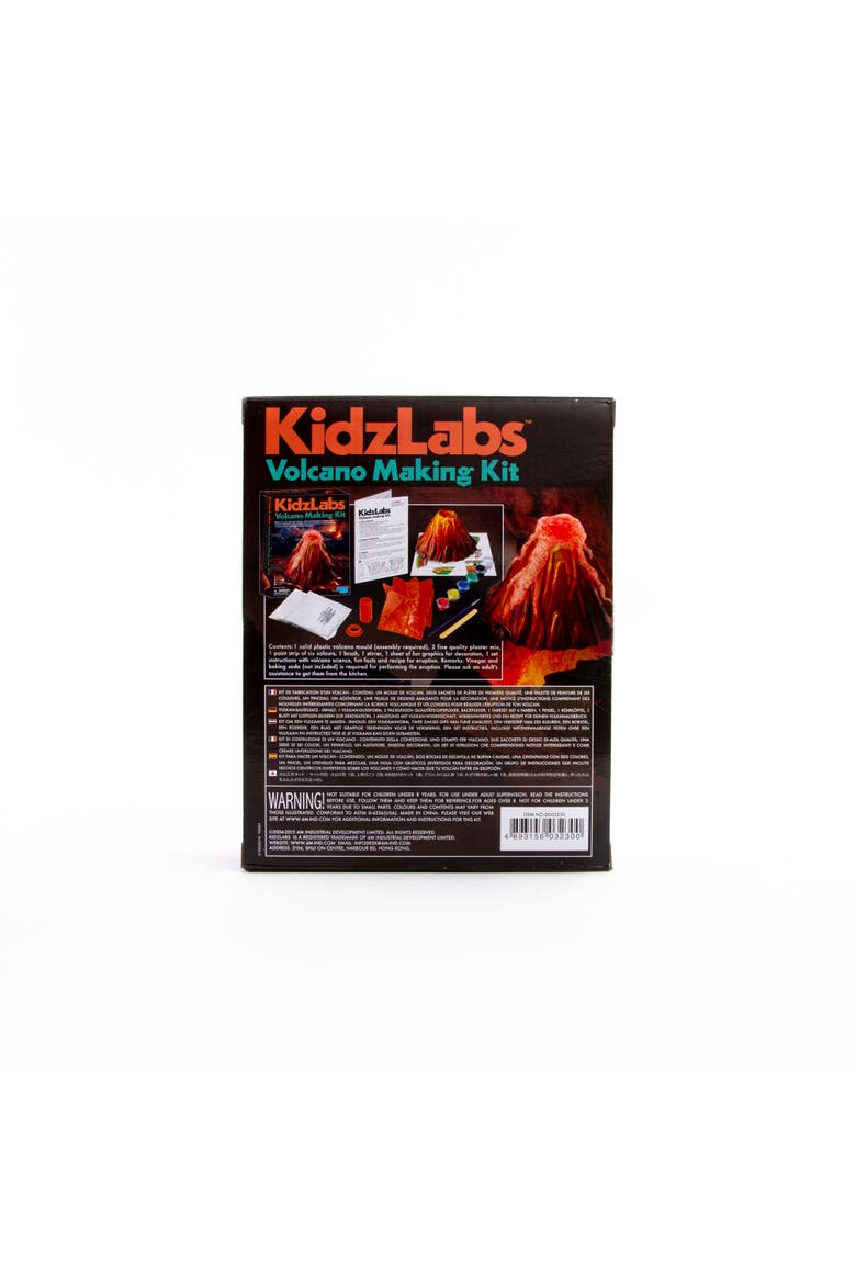 KidzLabs Volcano Making STEM Kit, Alternate, color, Multicolored