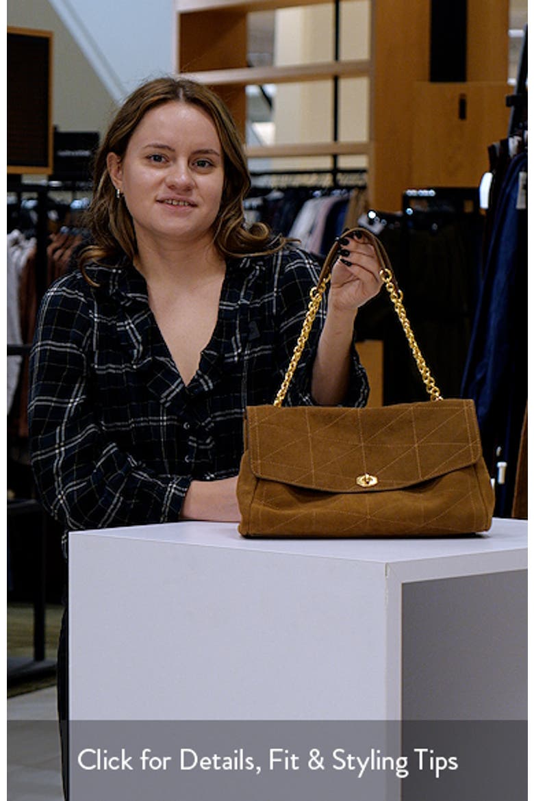 Suede Convertible Shoulder Bag video