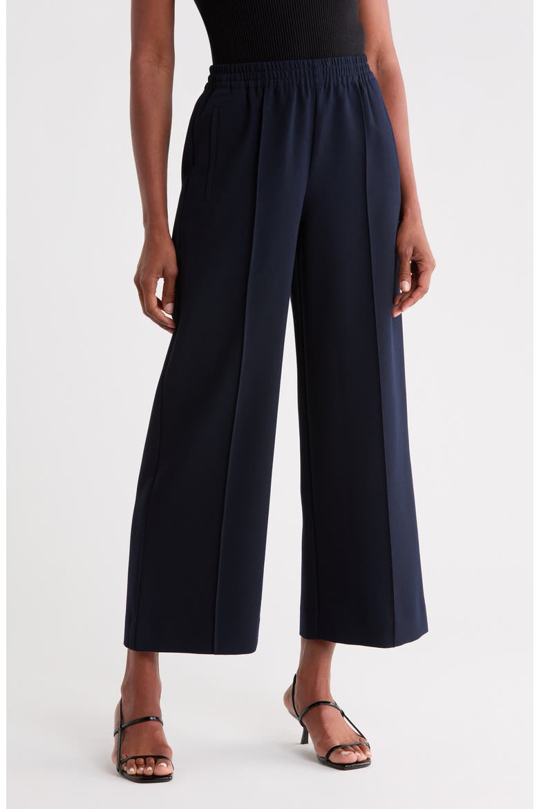 Robyn Wide Leg Trousers, Main, color, NAVY