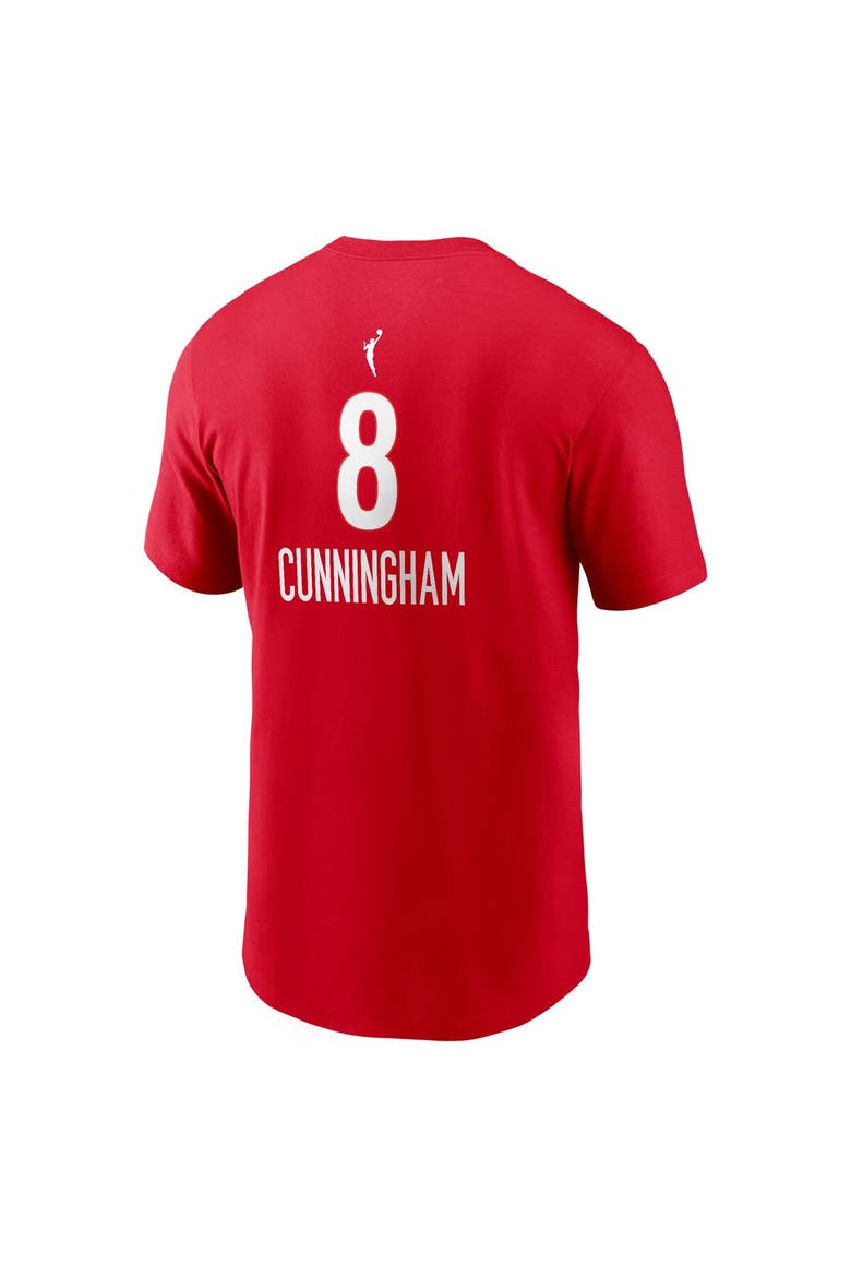 Men's Nike Sophie Cunningham Red Indiana Fever Rebel Name & Number T-Shirt, Alternate, color, Red