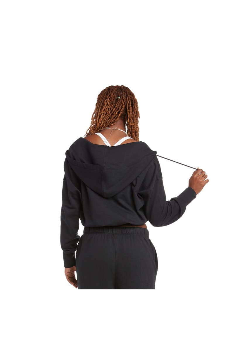 ELECTRIC YOGA Thunder Zip Up Hoodie, Alternate, color, Black