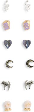 Leith Set of 6 Halloween Stud Earrings