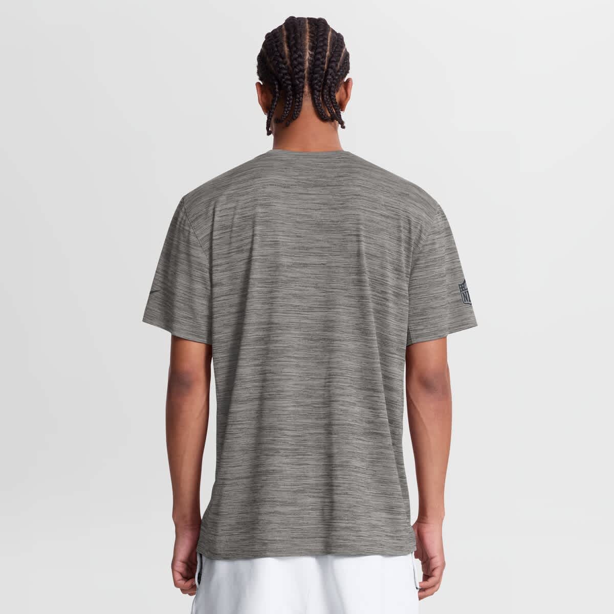 Men's Nike Gray Chicago Bears Sideline Double Covered Dri-FIT Velocity T-Shirt - image 2