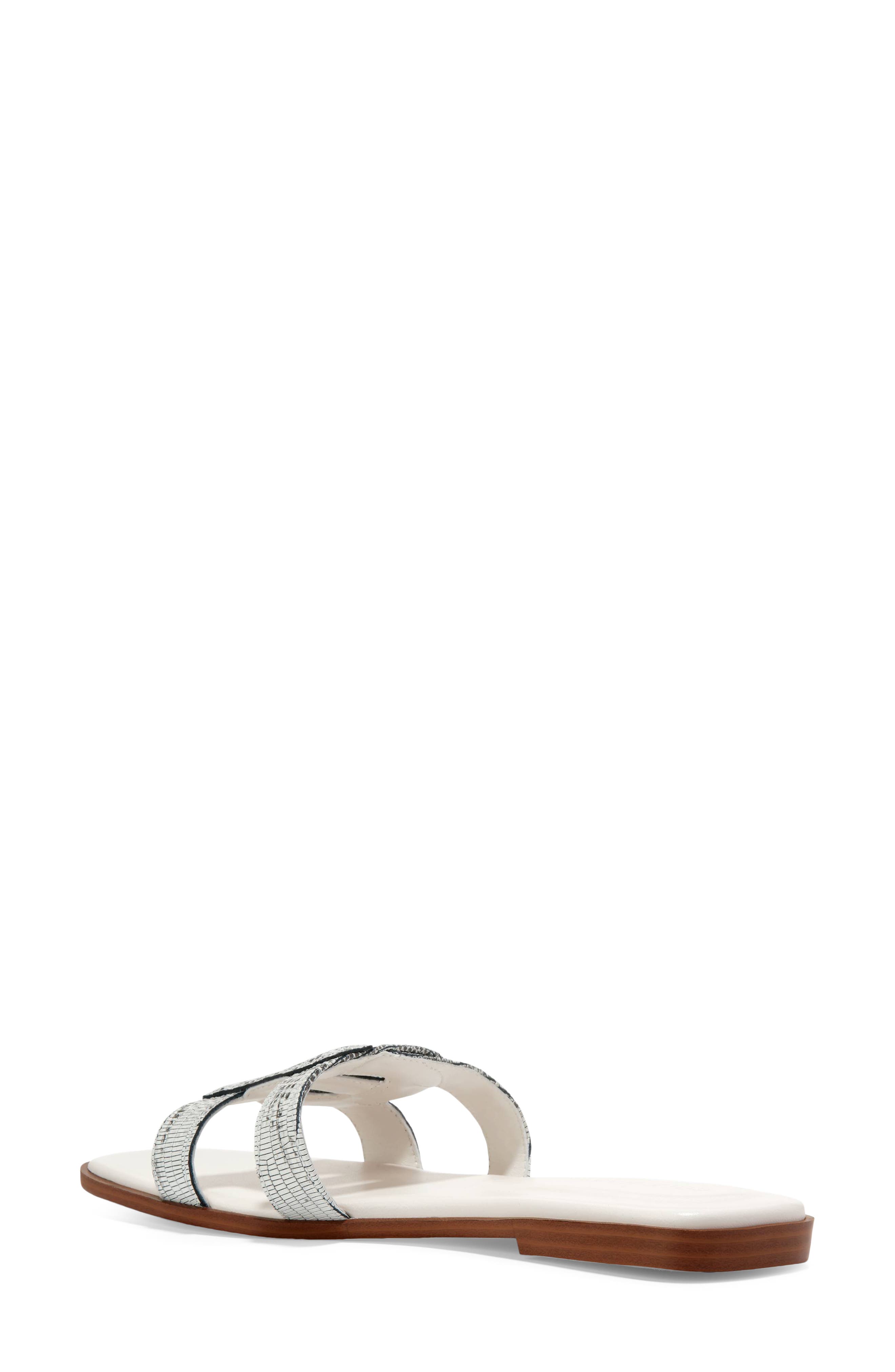Chrisee Slide Sandal, Alternate, color, RING LIZAR