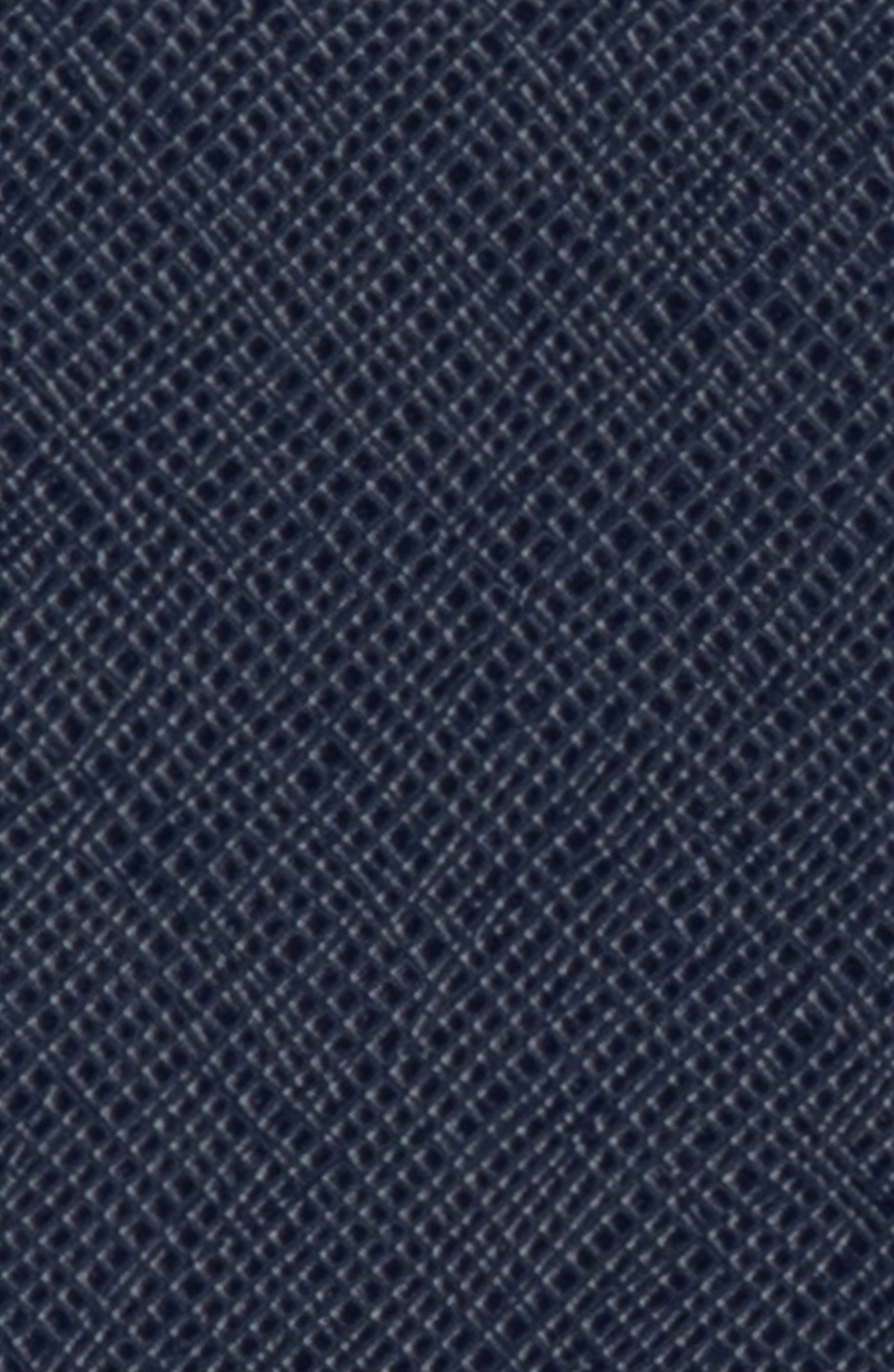 Olga Berg Nic Faux Leather Clutch, Alternate, color, Navy