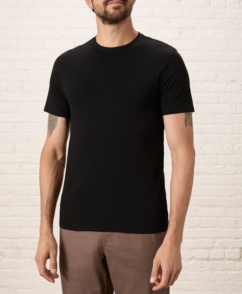 Luxe Essential Slim Fit Crewneck Tee Made With Organic Cotton