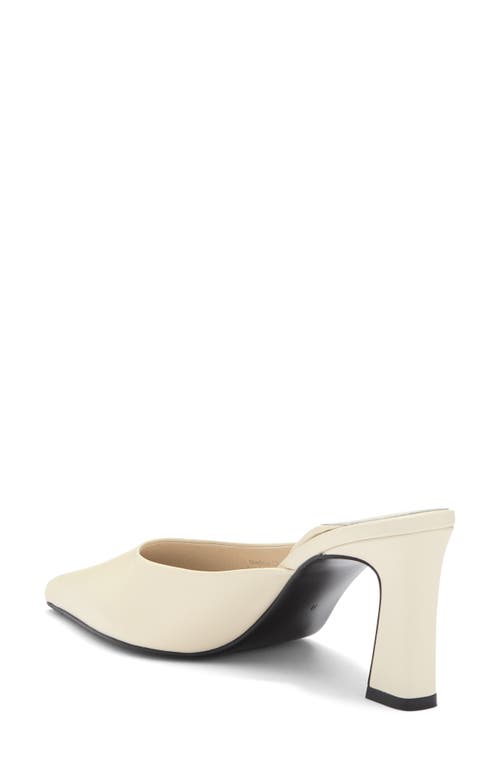 Jeffrey Campbell Unamused Pointed Toe Mule In Ivory