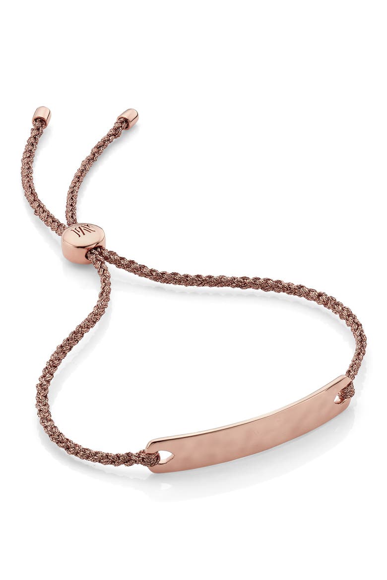 Havana Engravable Mini Friendship Bracelet, Main, color, ROS GOLD