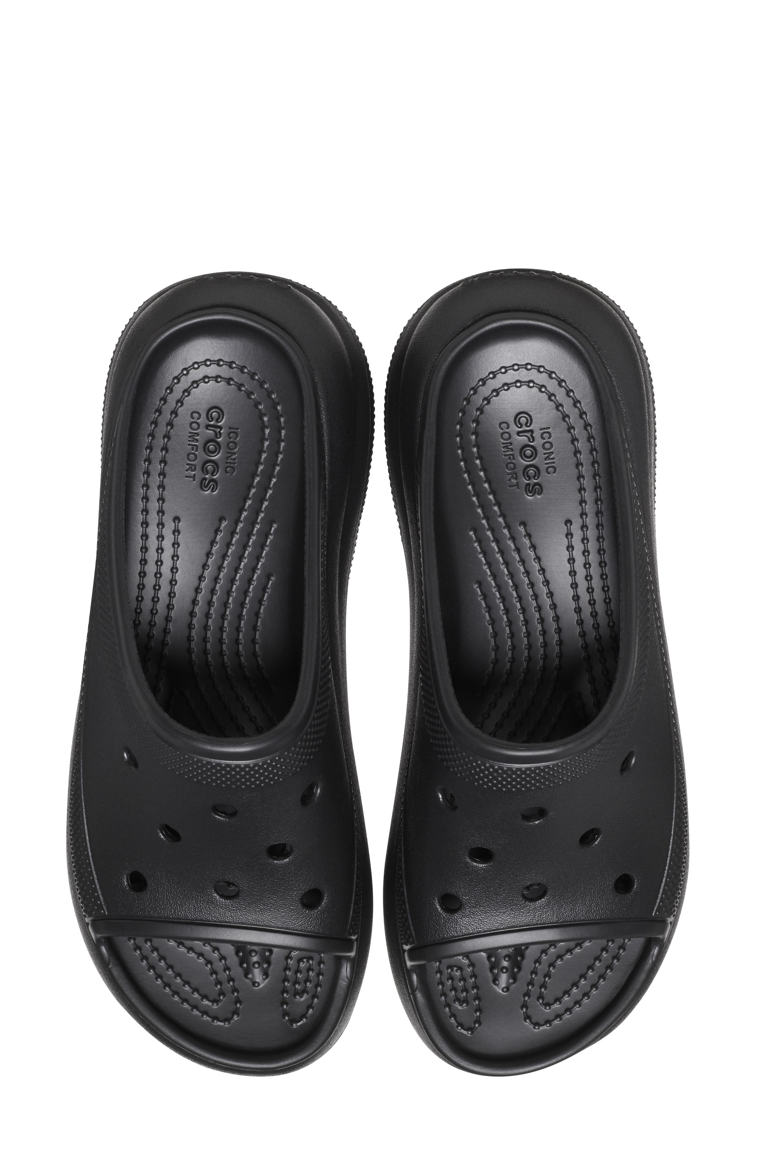 CROCS Crush Platform Slide Sandal, Alternate, color, 