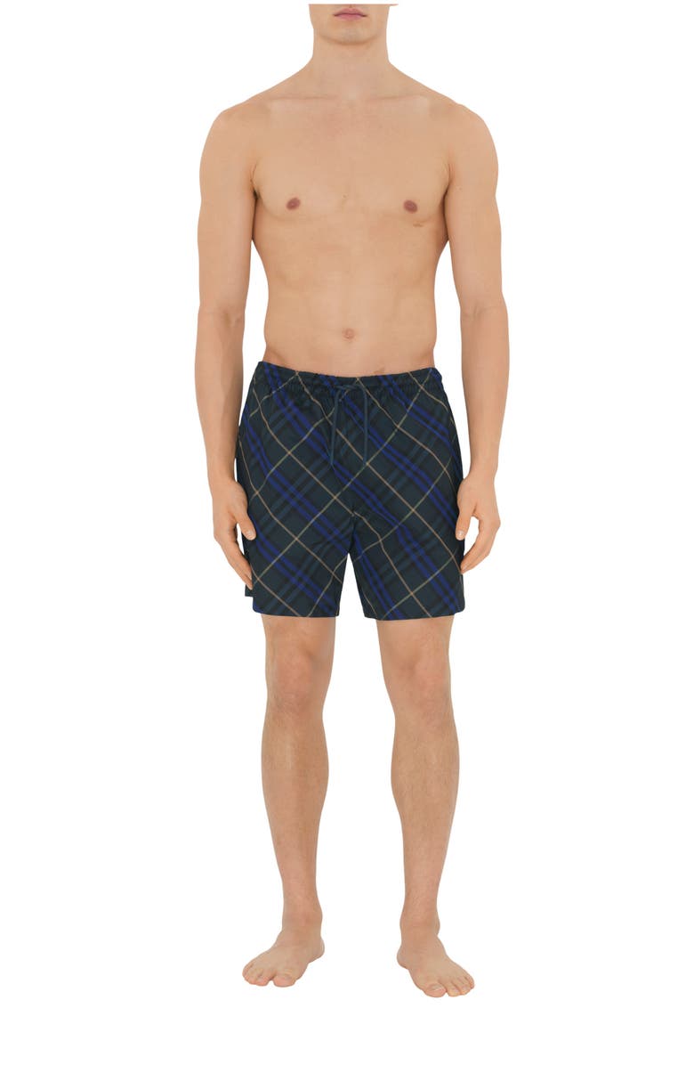 Burberry Check Swim Shorts, Main, color, 