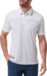 TravisMathew Overstay Chest Stripe Polo