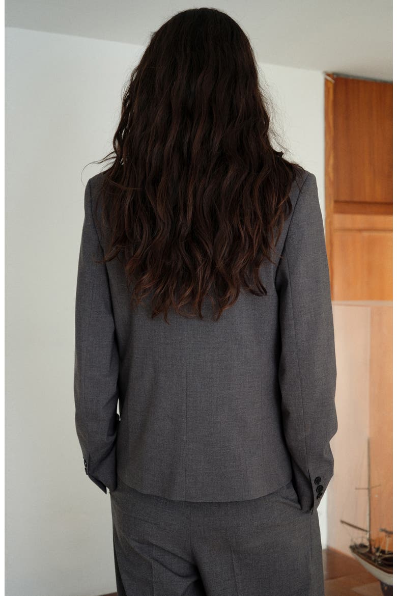 Suit Blazer, Alternate, color, GREY
