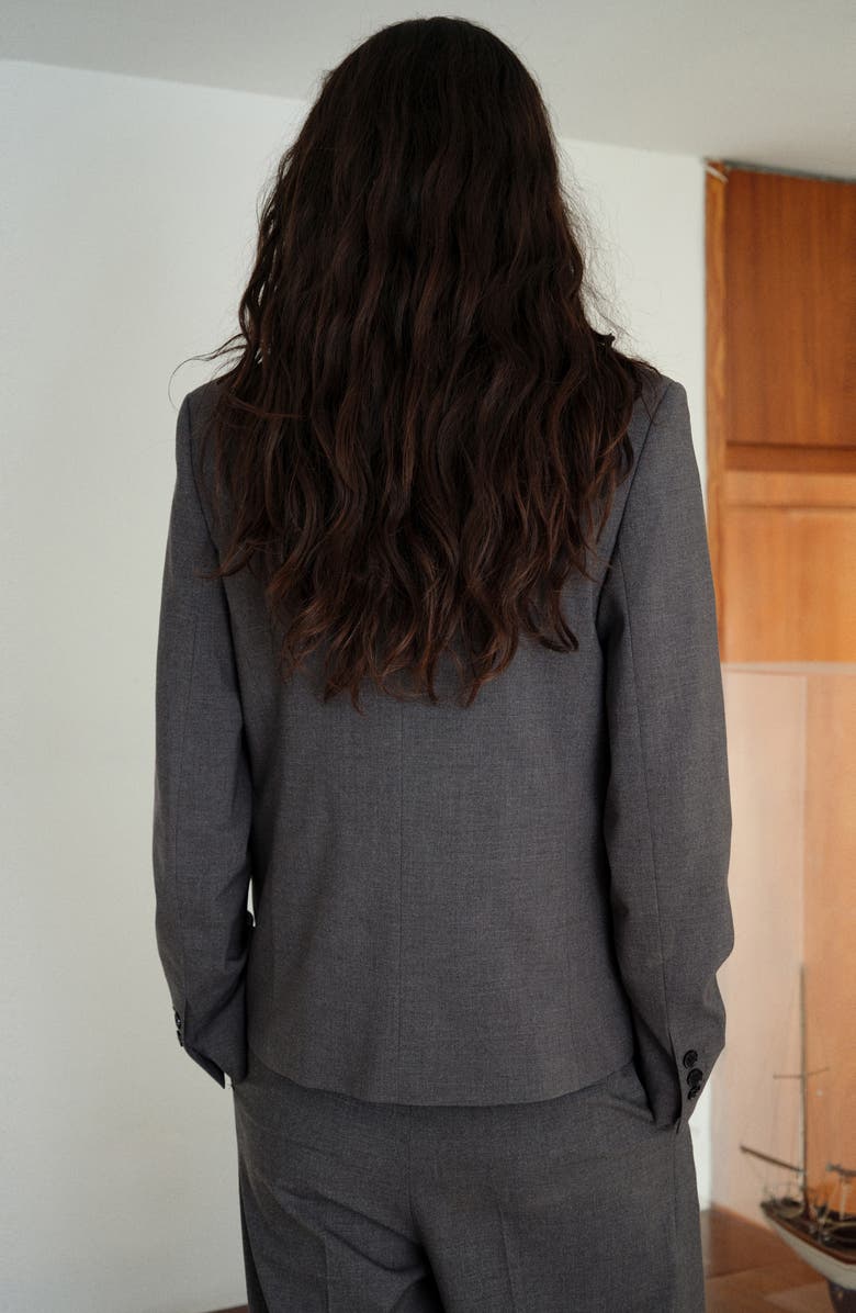 MANGO Suit Blazer, Alternate, color, Grey