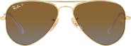 Ray-Ban Kids' Junior Aviator 52mm Gradient Polarized Pilot Sunglasses