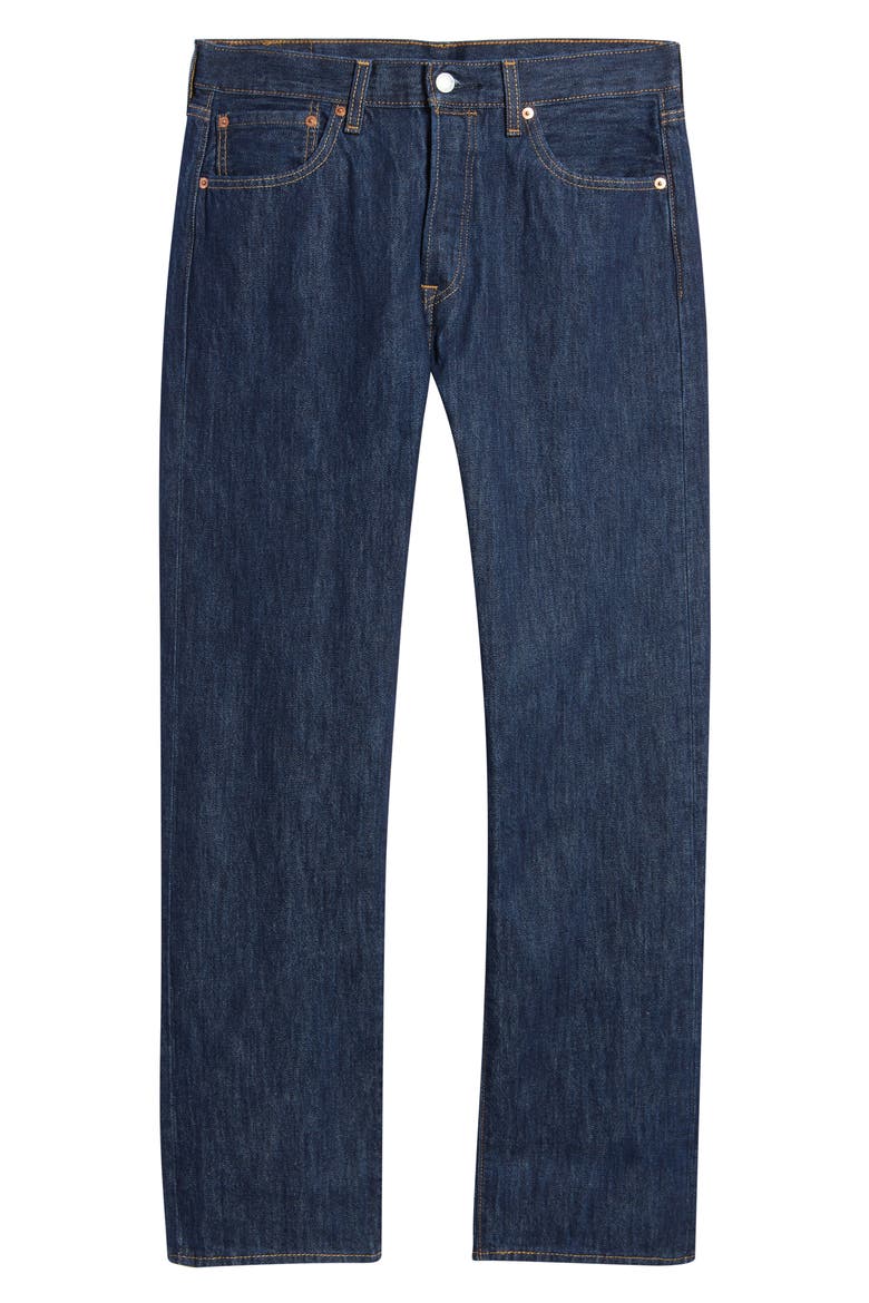 Levi's® 501® Original Straight Leg Jeans, Alternate, color, RINSE 37461