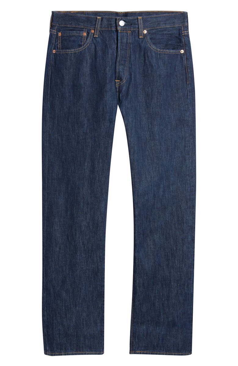 Levi's<sup>®</sup> 501<sup>®</sup> Original Straight Leg Jeans, Alternate, color, Rinse 37461