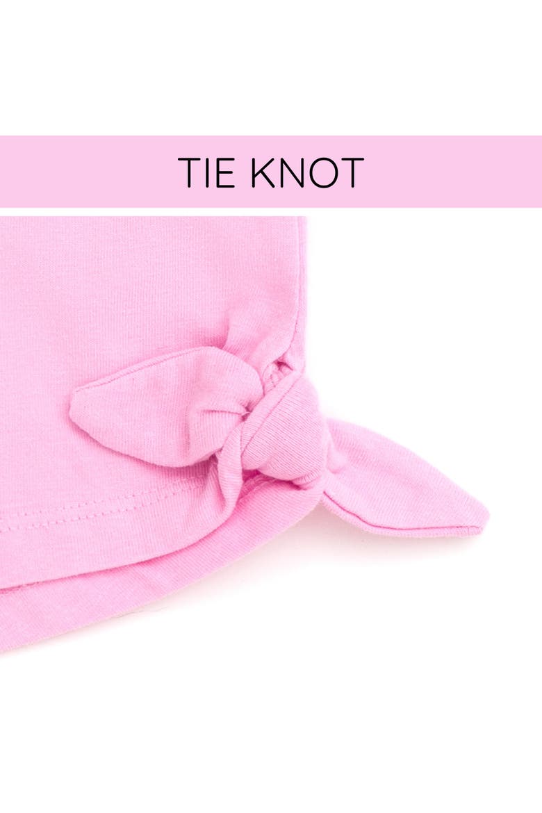2-Piece T-Shirt and Shorts Set, Alternate, color, Pink Chambray Hearts