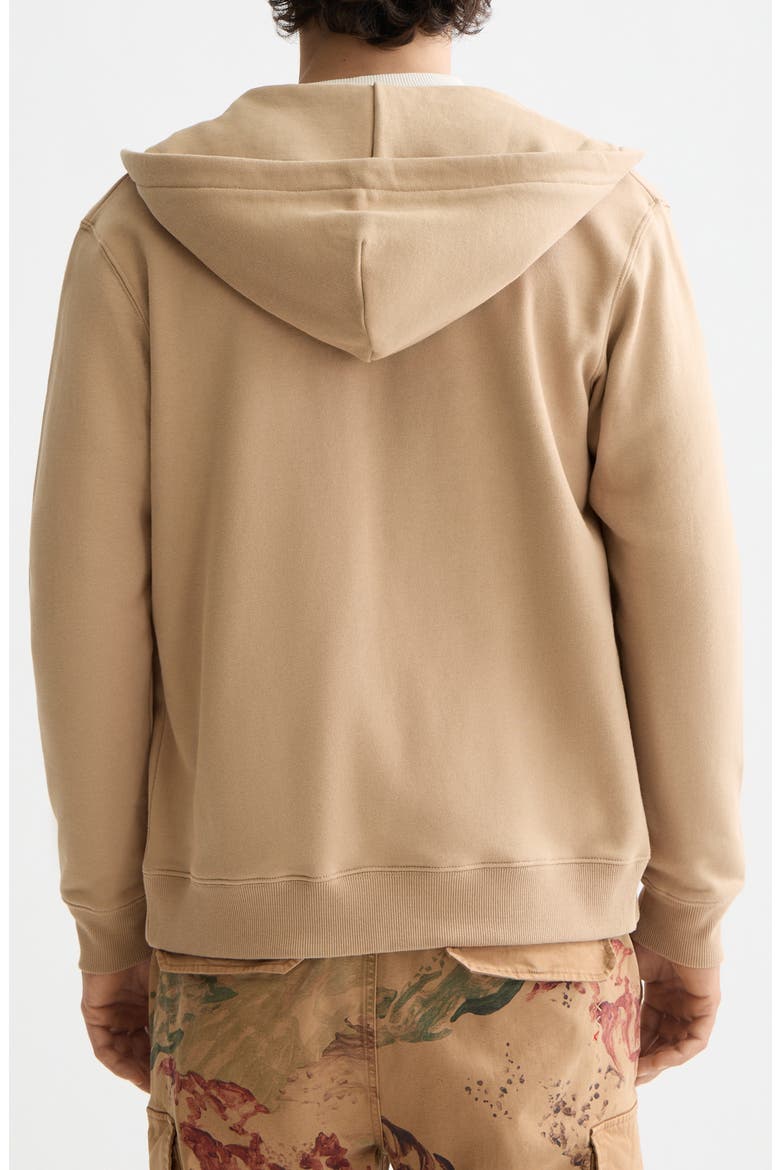 Full Zip Hoodie, Alternate, color, TANNIN