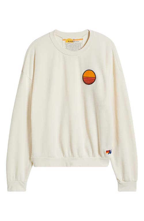 AVIATOR NATION AVIATOR NATION SUNSET PATCH SWEATSHIRT 