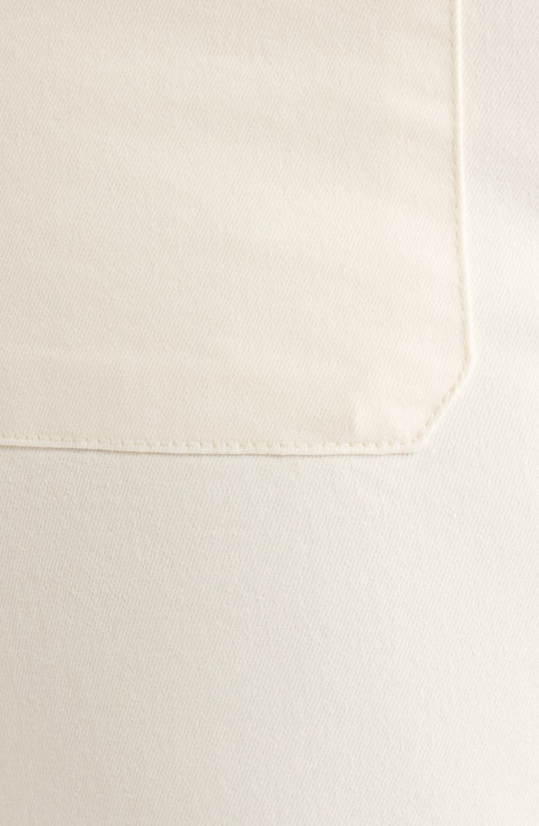 KUT from the Kloth Meg High Waist Patch Pocket Wide Leg Jeans, Alternate, color, Ecru