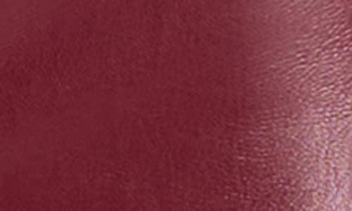 Alice And Olivia Andrew Vegan Leather Midrise Bootcut Slim Pant In Burgundy