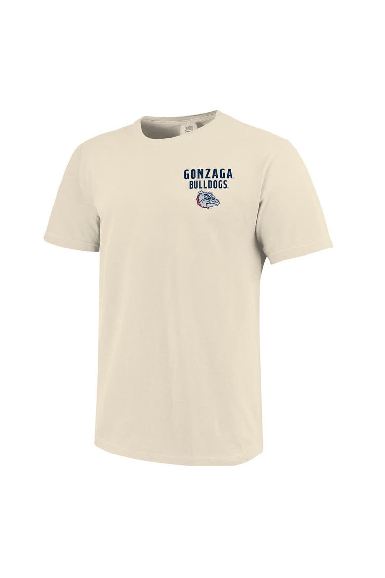 Men's Cream Gonzaga Bulldogs Comfort Colors Mascot Overlay T-Shirt, Alternate, color, Cream