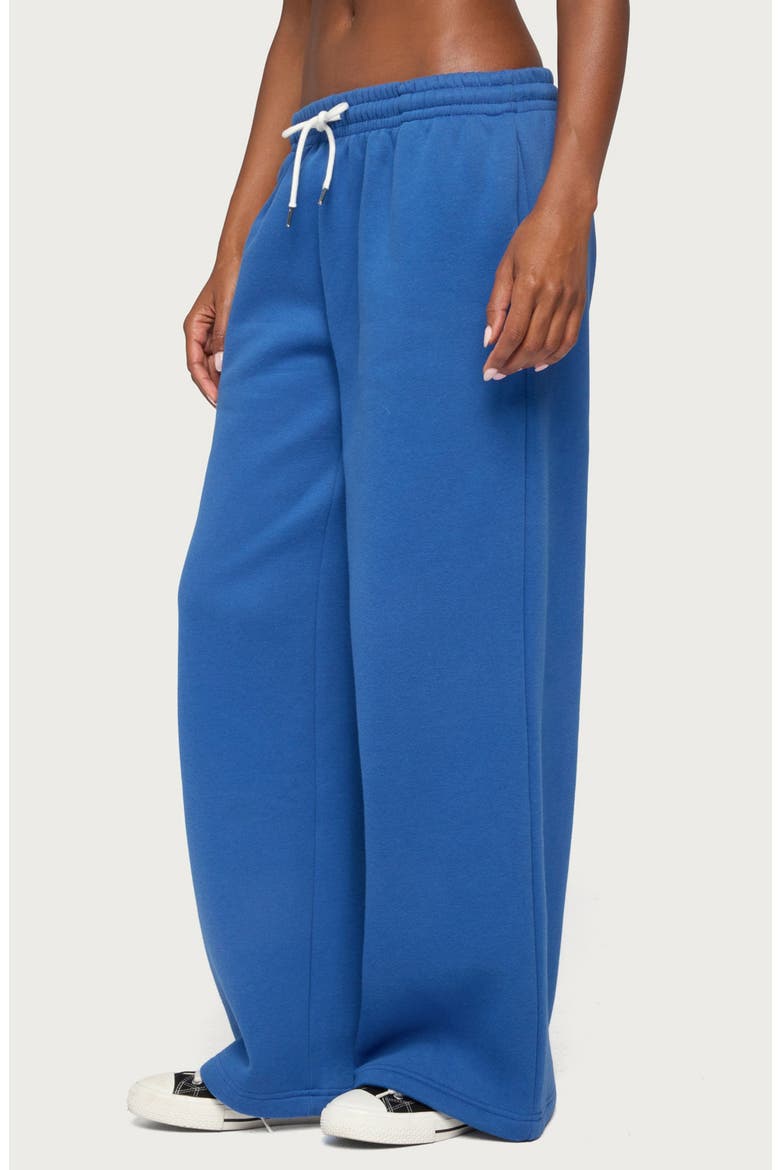 Kamari Low Rise Wide Leg Sweatpants, Alternate, color, BLUE