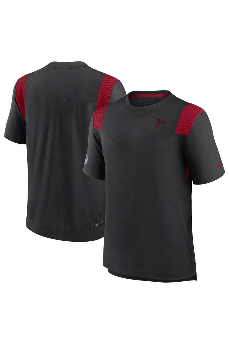 Men's Nike Black Atlanta Falcons Sideline Tonal Logo Performance Player T-Shirt, Main, color, Black