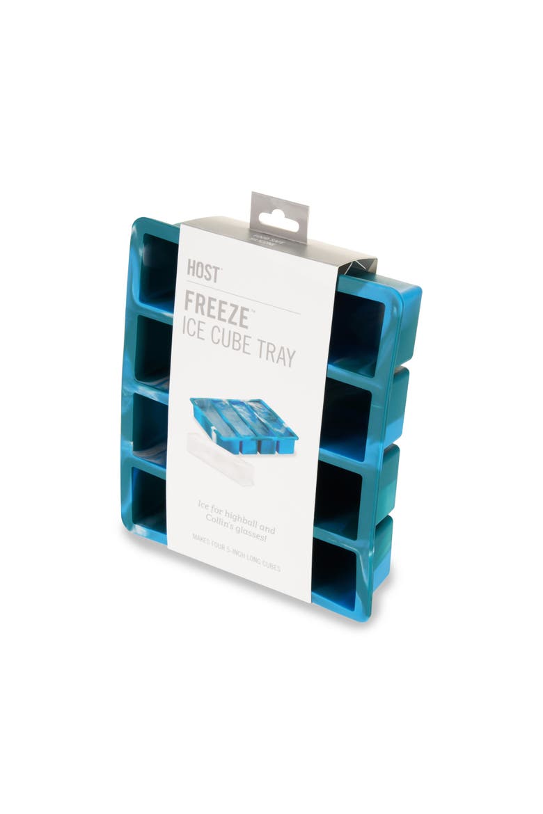 Water Bottle Ice Cube Tray, Alternate, color, Blue Marble
